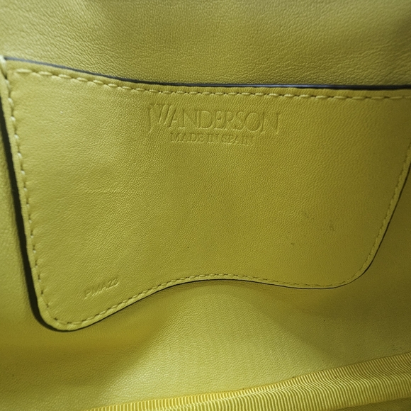 NWT JW ANDERSON The Bumper 15 Pecan Jacquard Monogram Baguette Shoulder Bag - Picture 12 of 12